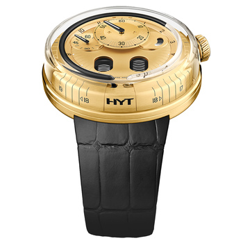 Replica HYT H0 Gold Cobra Men 048-GD-94-NF-CR watch
